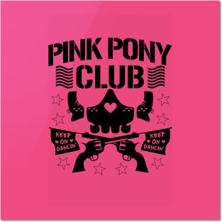 Pink Pony x Bullet Club - Black Print Posters and Art